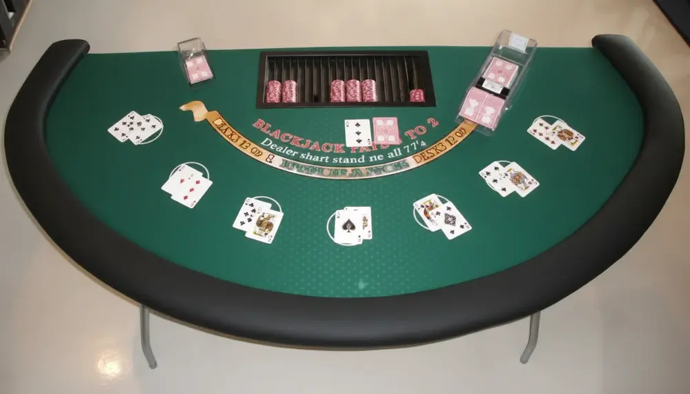 how to play online casino for real money - blackjack table layout