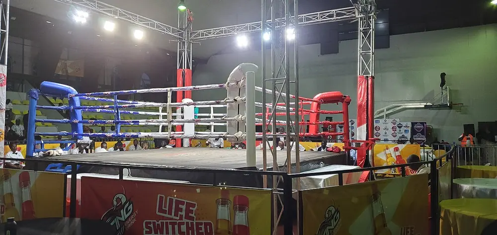 how to bet on boxing in nigeria - empty boxing ring