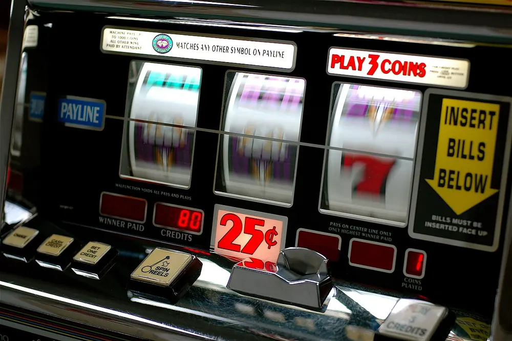 bitcoin slots nigeria - row of slot machines